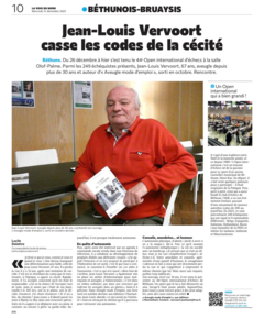 Jean-Louis Vervoort casse les codes de la cécité