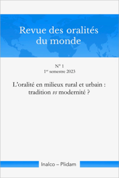Revue des oralités du monde N 1