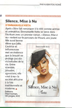 Silence, mise à nu d'Emanuelle Keita