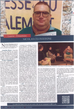 Interview dans le journal de la Foire au Livre Jeunesse de Malemort-sur-Corrèze