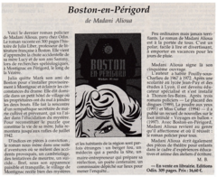 Boston-en Périgord le nouveau roman de Madani Alioua