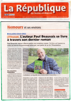 L'auteur Paul Beauvais se livre à travers son dernier roman