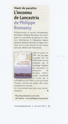 L'inconnu de Lancastria