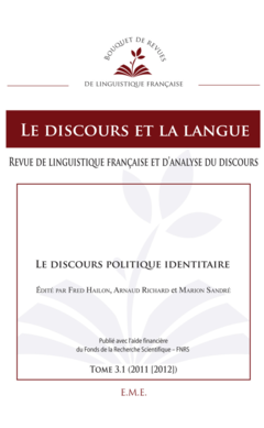 Le discours politique identitaire