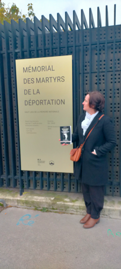 Au Mémorial des martyrs de la Déportation 