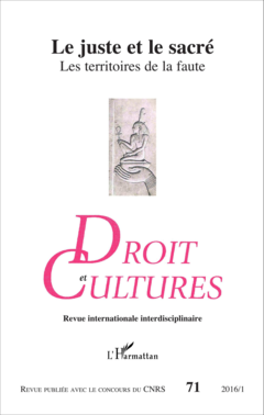 Le juste et le sacré