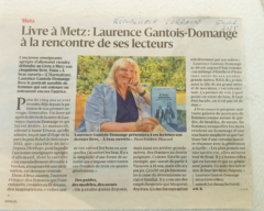 Livres à Metz : Laurence Gantois-Dommange à la rencontre de ses lecteurs