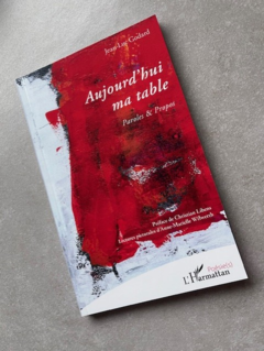 La couverture est magnifique. Le plaisir de vous partager la couverture que j'ai réalisée à l'acrylique pour le recueil du poète Jean-Luc Godard. 