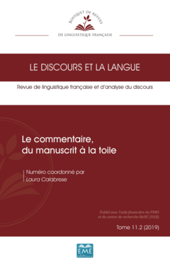 Le commentaire, du manuscrit à la toile