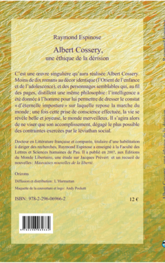 ALBERT COSSERY, UNE ÉTHIQUE DE LA DÉRISION