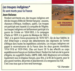 Les troupes indigènes