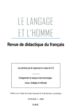 Les Premiers pas de l'apprenant en classe de FLE