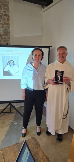Conférence au Sanctuaire de la Sainte Baume sur ma biographie à l'occasion de la 6e journée du Livre 