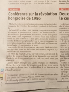 Conférence sur la révolution hongroise de 1956