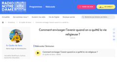 Comment envisager l'avenir quand on a quitté la vie religieuse ?